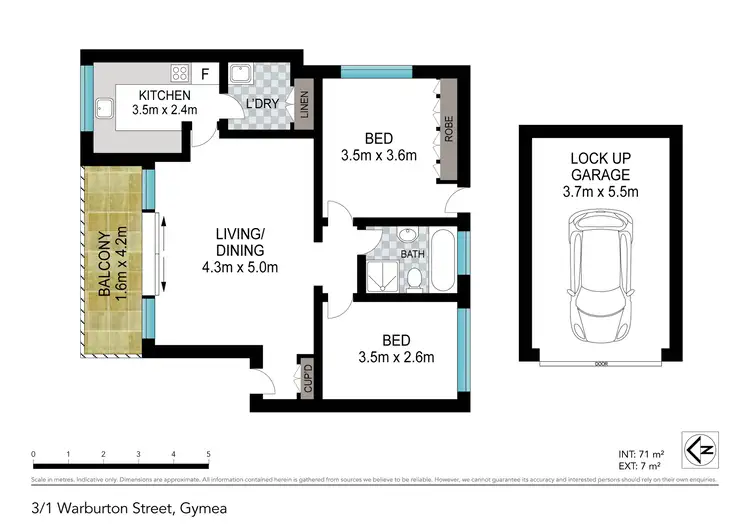 Floorplan of Homely unit listing, 3/1-9 Warburton Street, Gymea NSW 2227
