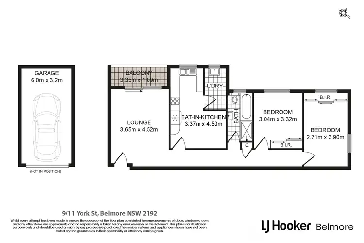 Floorplan of Homely apartment listing, 9/11 York Street, Belmore NSW 2192