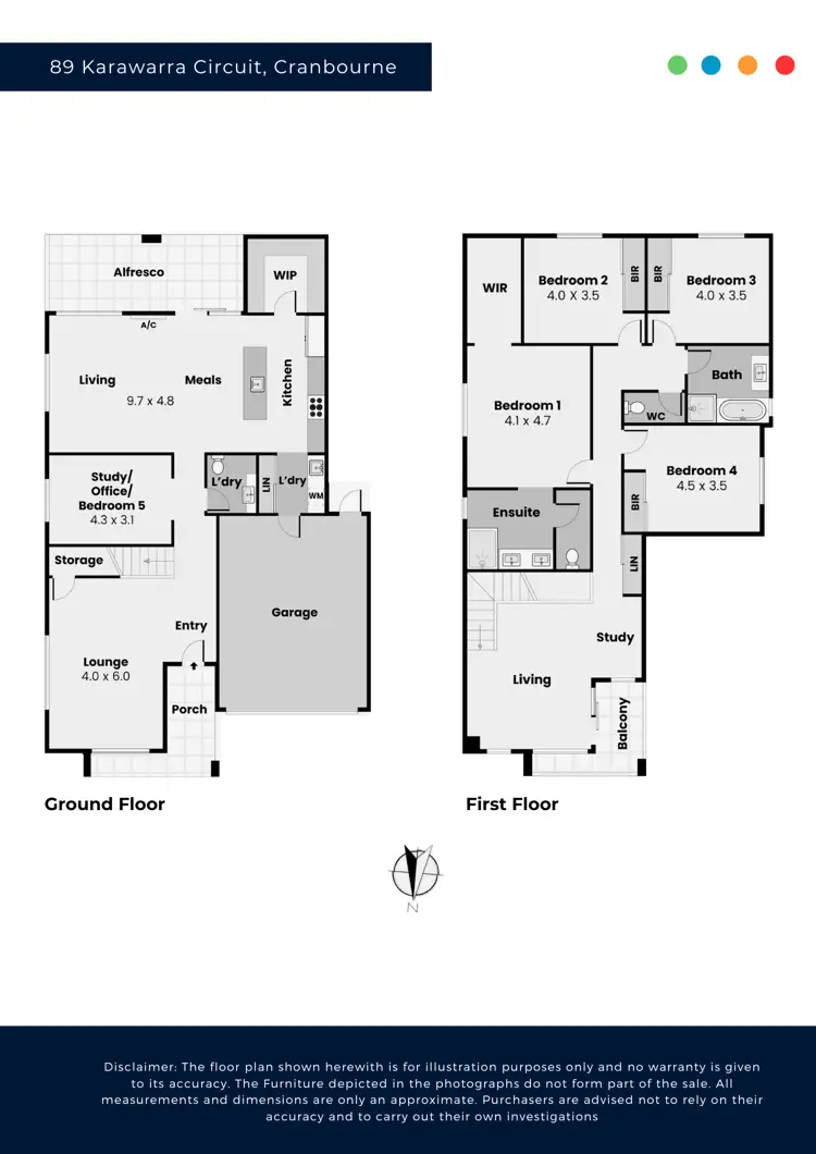 Floorplan of Homely house listing, 89 Karawarra Circuit, Cranbourne North VIC 3977