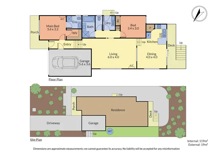 Floorplan of Homely house listing, 24 Buchanan Street, Boronia VIC 3155