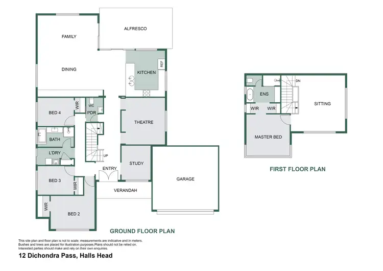 Floorplan of Homely house listing, 12 Dichondra Pass, Halls Head WA 6210
