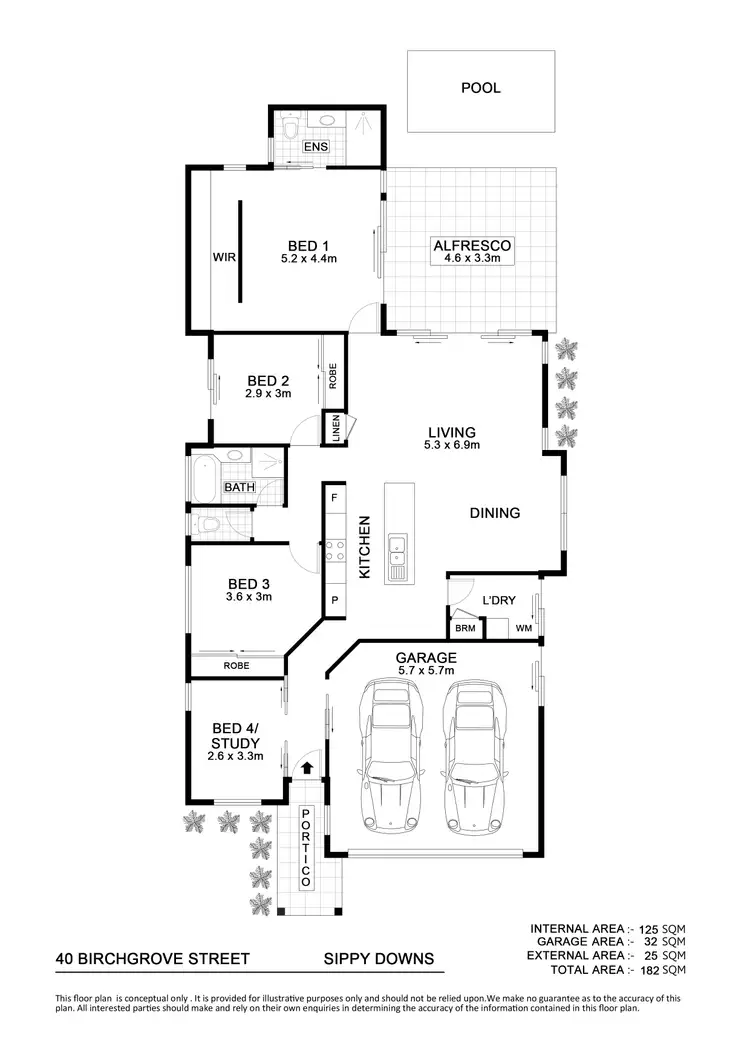 Floorplan of Homely house listing, 40 Birchgrove Street, Sippy Downs QLD 4556