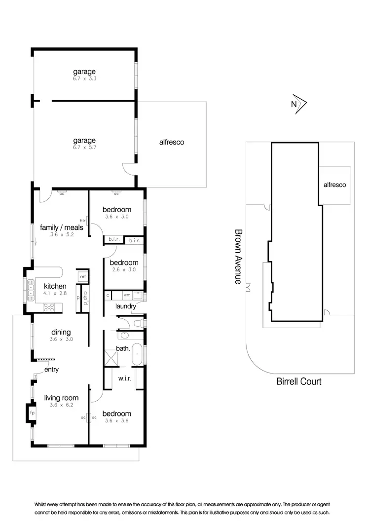 Floorplan of Homely house listing, 1 Birrell Court, Altona Meadows VIC 3028