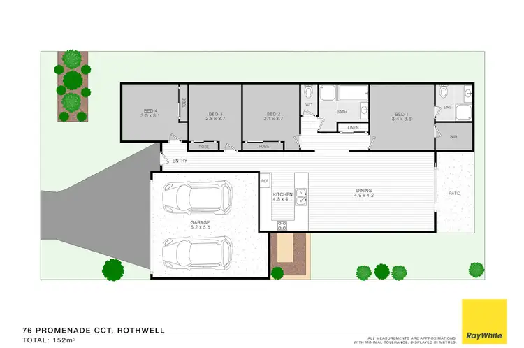 Floorplan of Homely house listing, 76 Promenade Circuit, Rothwell QLD 4022