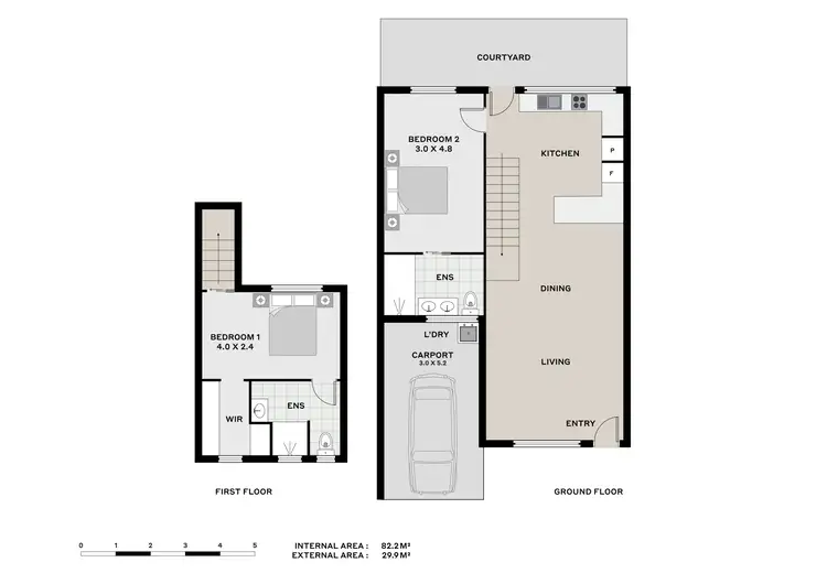 Floorplan of Homely unit listing, 5/317 Stanley Street, North Ward QLD 4810
