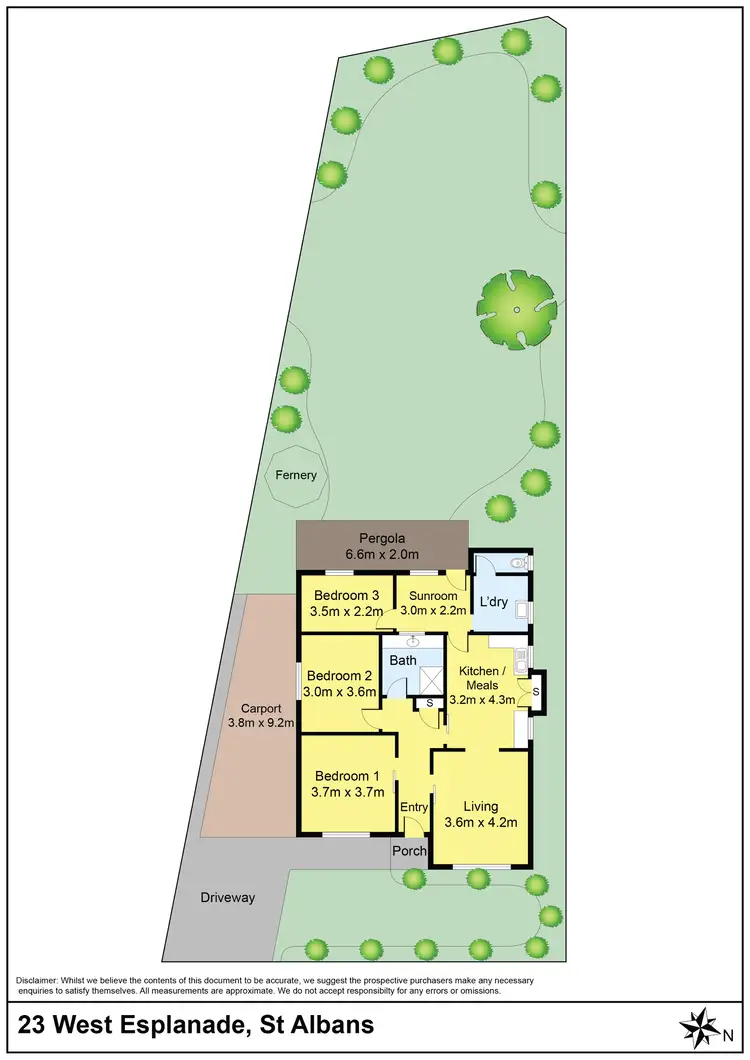 Floorplan of Homely house listing, 23 West Esplanade, St Albans VIC 3021