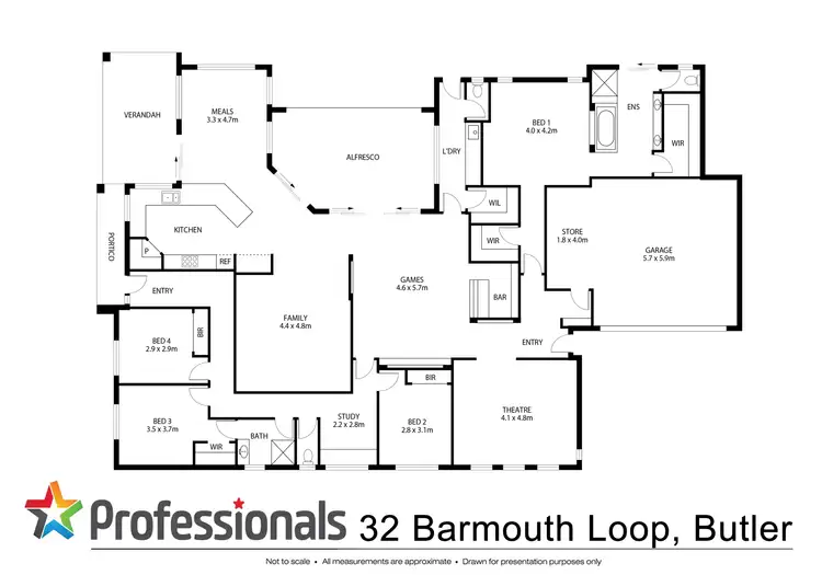 Floorplan of Homely house listing, 32 Barmouth Loop, Butler WA 6036