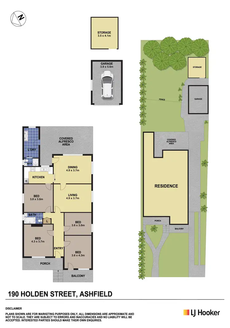 Floorplan of Homely house listing, 190 Holden Street, Ashfield NSW 2131