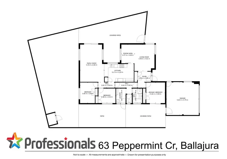 Floorplan of Homely house listing, 63 Peppermint Crescent, Ballajura WA 6066