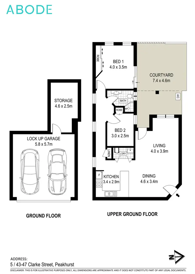 Floorplan of Homely villa listing, 5/43-47 Clarke Street, Peakhurst NSW 2210