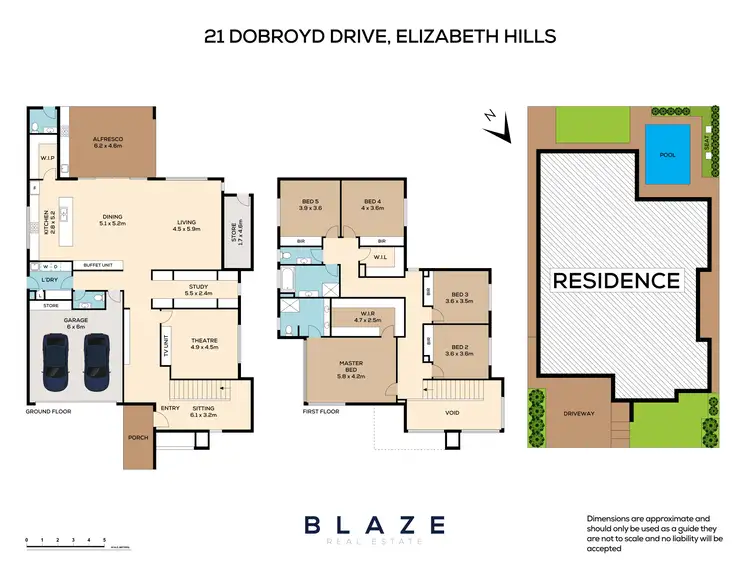 Floorplan of Homely house listing, 21 Dobroyd Drive, Elizabeth Hills NSW 2171
