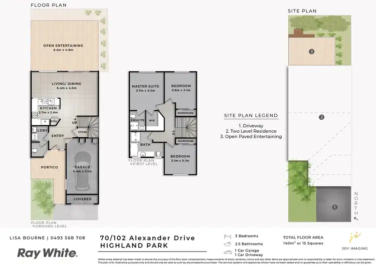 Floorplan of Homely townhouse listing, 70/102-104 Alexander Drive, Highland Park QLD 4211