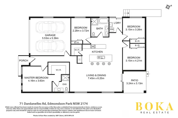 Floorplan of Homely house listing, 71 Dardanelles Road, Edmondson Park NSW 2174