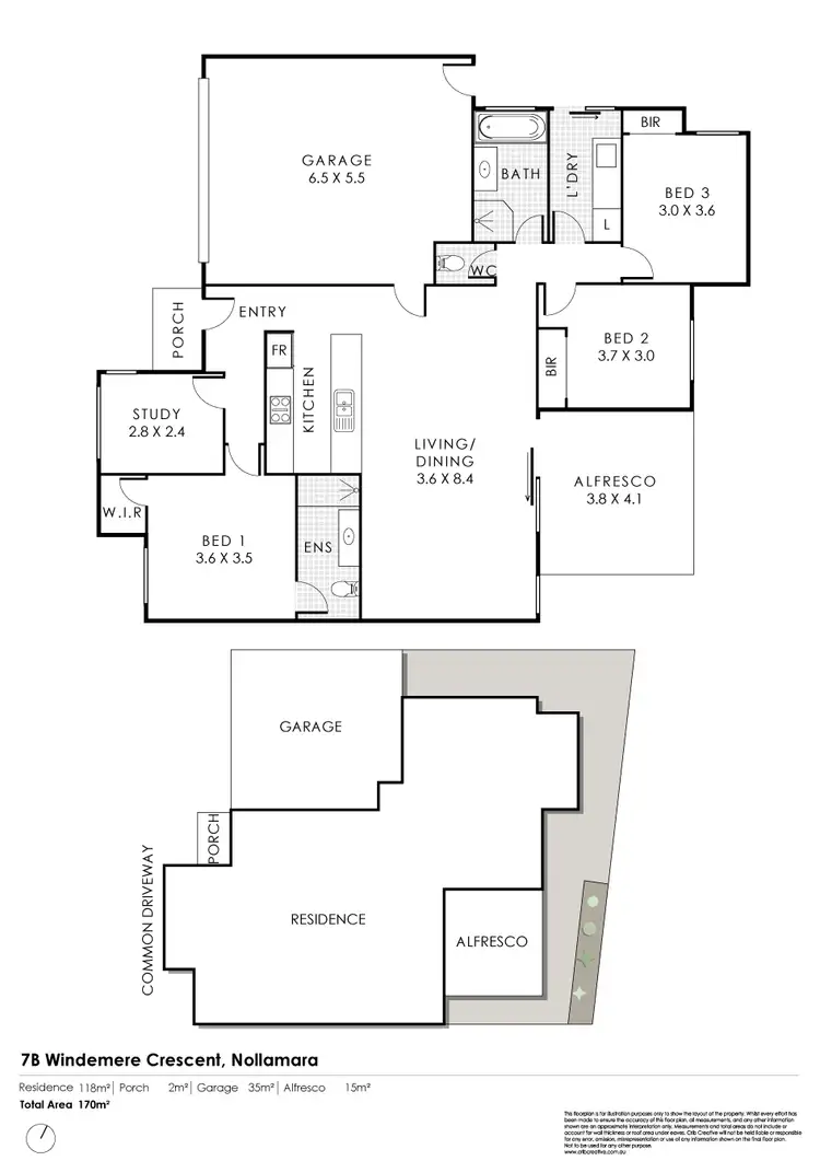 Floorplan of Homely villa listing, 7b Windemere Crescent, Nollamara WA 6061