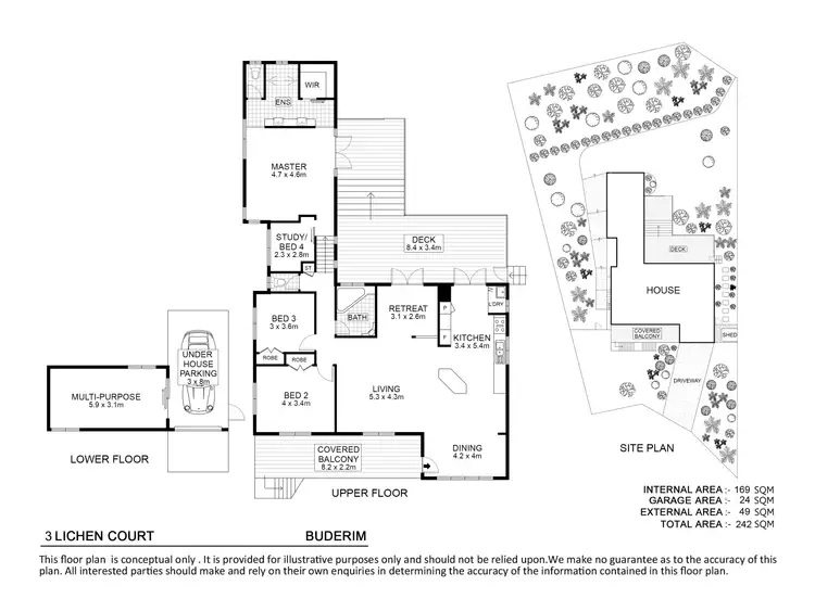 Floorplan of Homely house listing, 3 Lichen Court, Buderim QLD 4556
