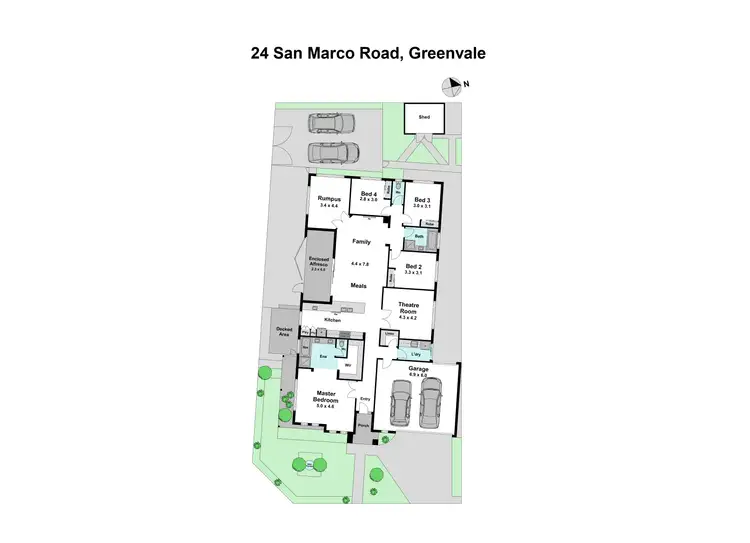 Floorplan of Homely house listing, 24 San Marco Road, Greenvale VIC 3059