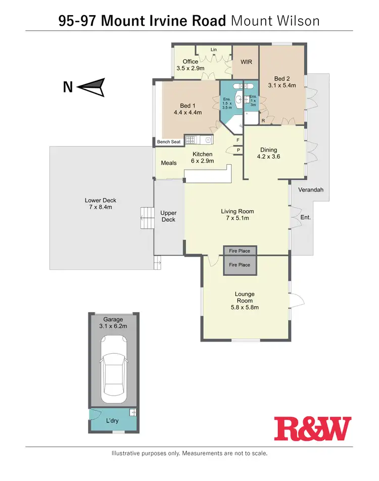 Floorplan of Homely house listing, 95-97 Mount Irvine Road, Mount Wilson NSW 2786