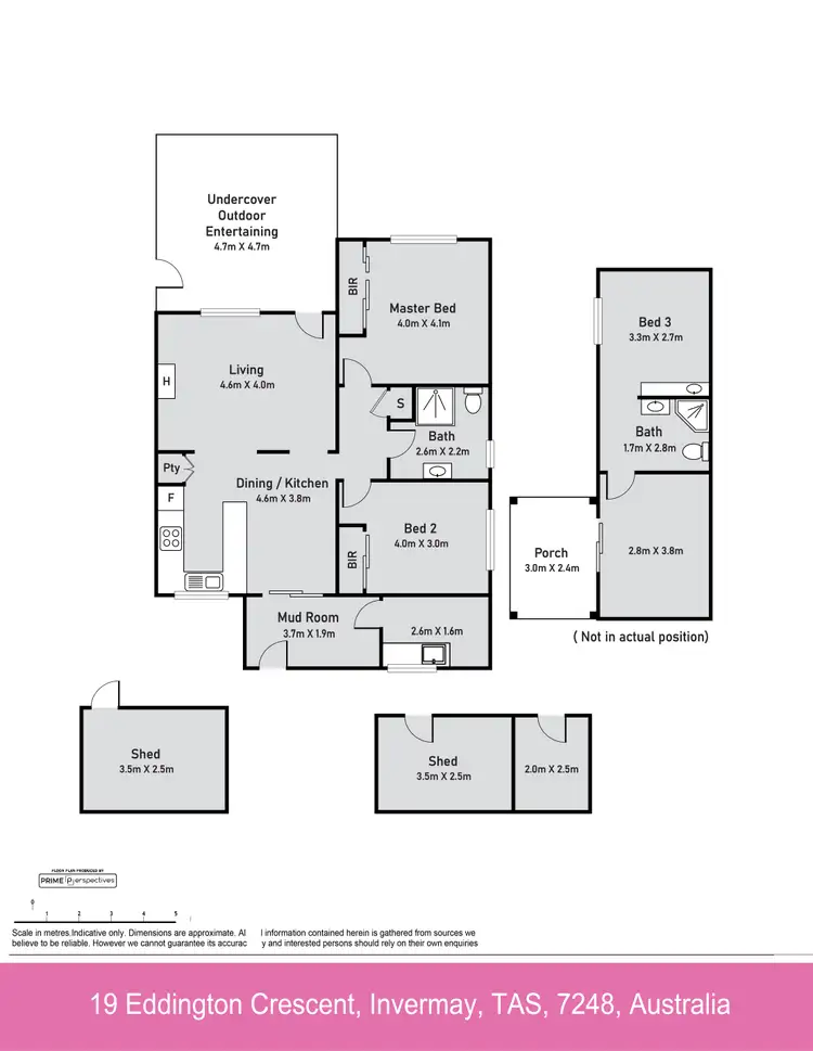 Floorplan of Homely house listing, 19 Eddington Crescent, Invermay TAS 7248