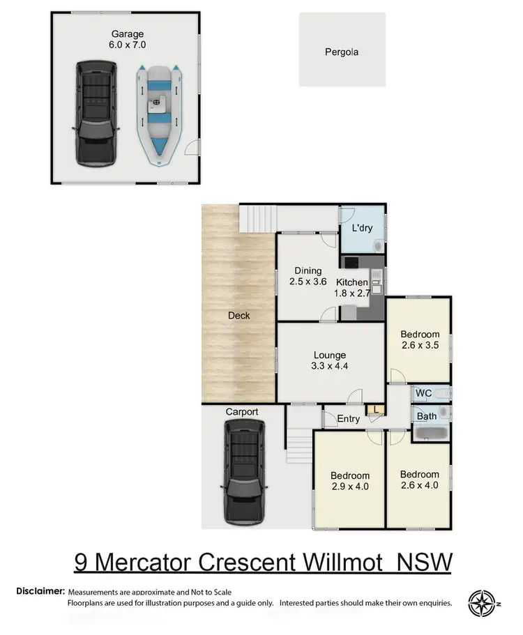 Floorplan of Homely house listing, 9 Mercator Crescent, Willmot NSW 2770