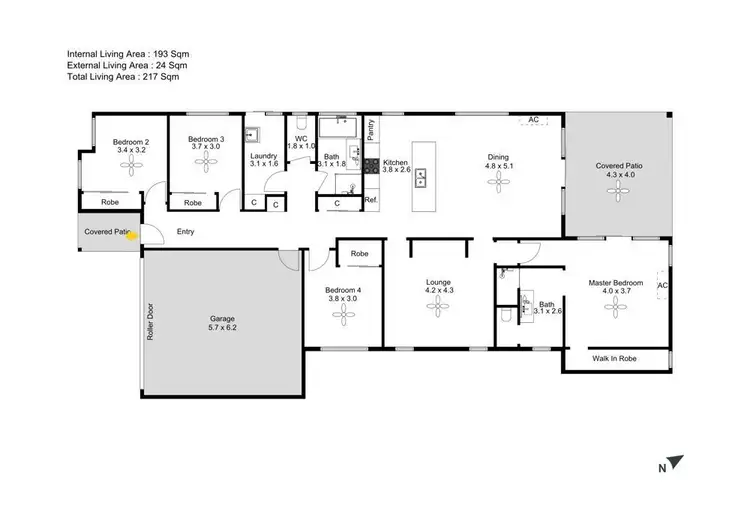 Floorplan of Homely house listing, 9 Garcia Parade, North Lakes QLD 4509