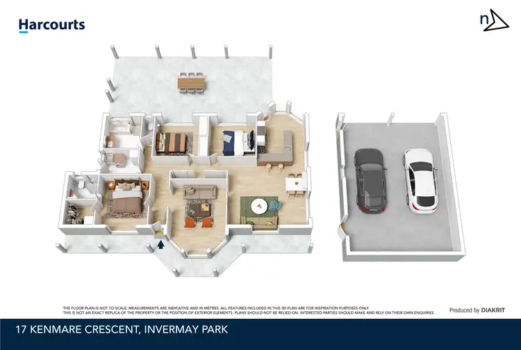 Floorplan of Homely house listing, 17 Kenmare Crescent, Invermay Park VIC 3350