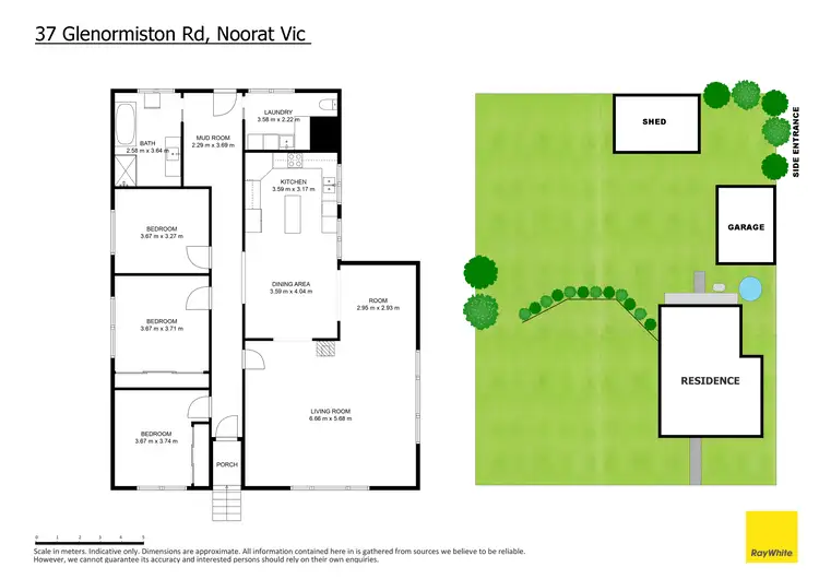 Floorplan of Homely house listing, 37 Glenormiston Road, Noorat VIC 3265