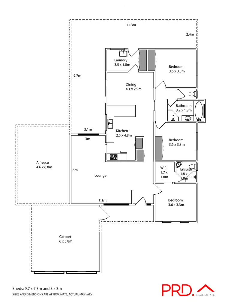 Floorplan of Homely house listing, 1 Lapthorne Court, Mildura VIC 3500