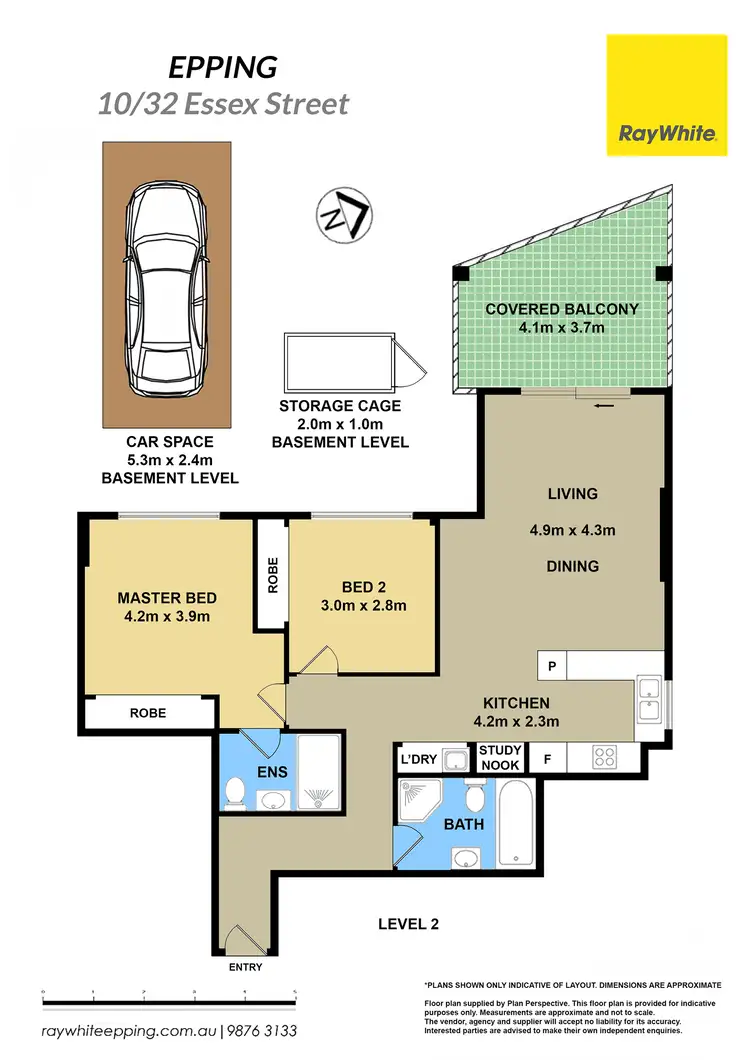Floorplan of Homely apartment listing, 10/32 Essex Street, Epping NSW 2121