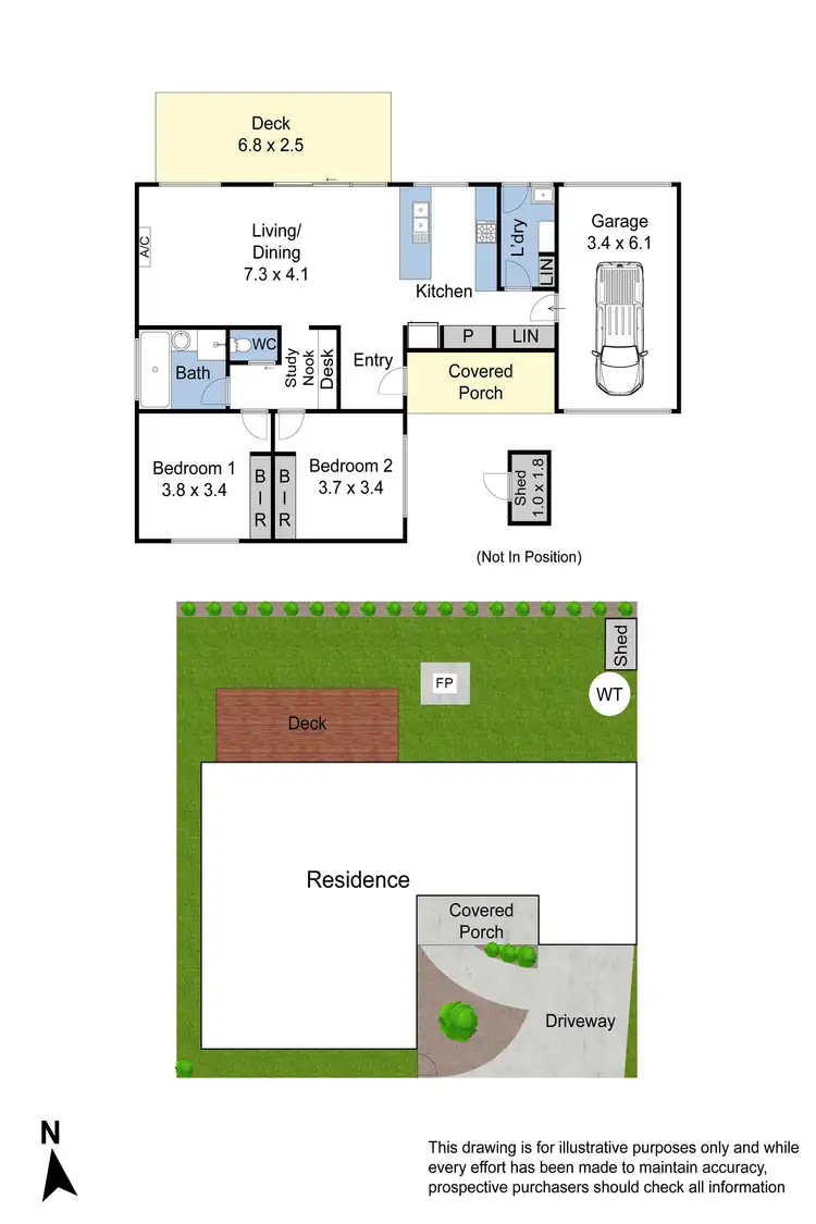 Floorplan of Homely unit listing, 2/27 Highfield Avenue, Mulgrave VIC 3170