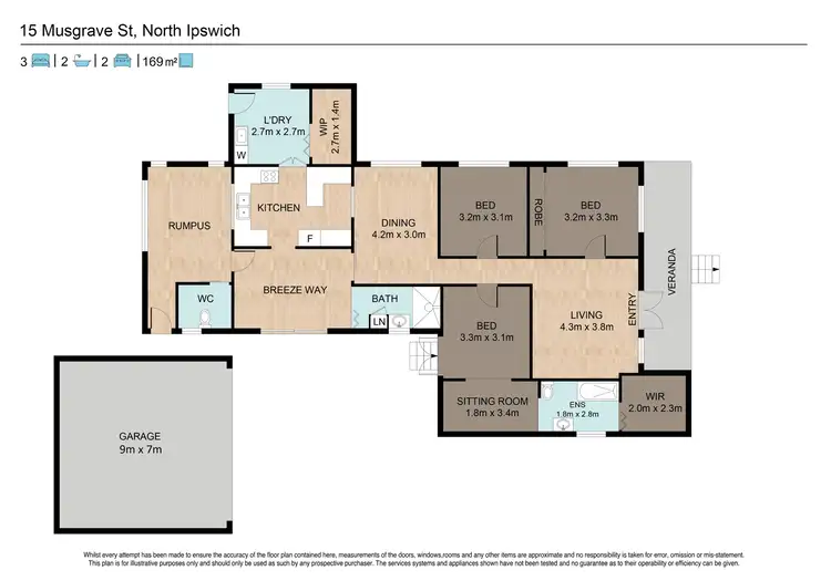 Floorplan of Homely house listing, 15 Musgrave Street, North Ipswich QLD 4305
