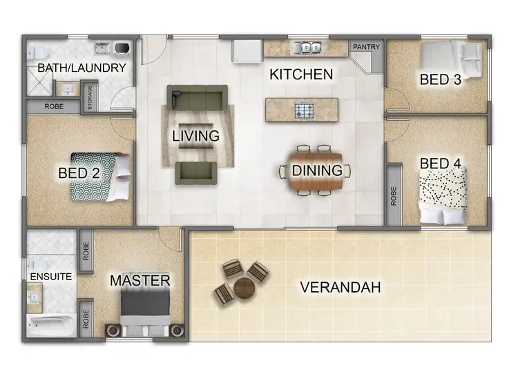 Floorplan of Homely house listing, 187 Camille Drive, Strathdickie QLD 4800
