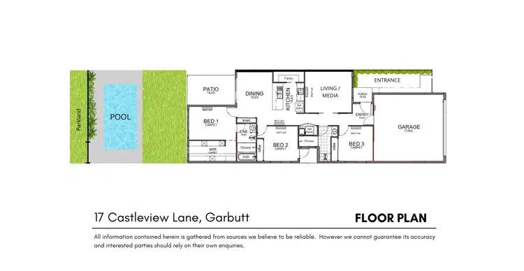Floorplan of Homely house listing, 17 Castleview Lane, Garbutt QLD 4814