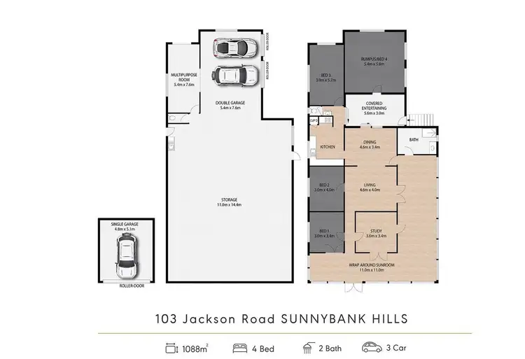 Floorplan of Homely house listing, 103 Jackson Road, Sunnybank Hills QLD 4109