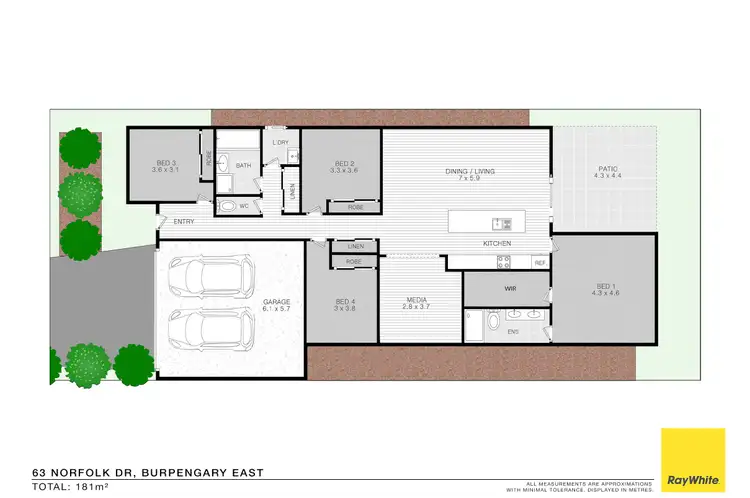 Floorplan of Homely house listing, 63 Norfolk Drive, Burpengary East QLD 4505