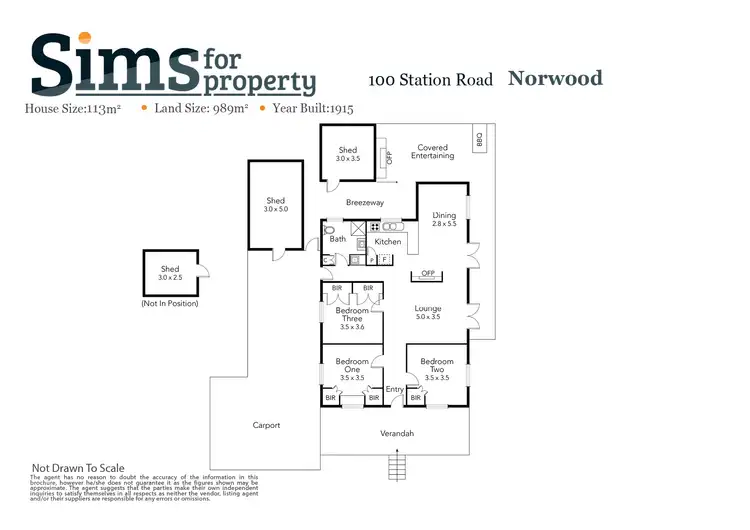 Floorplan of Homely house listing, 100 Station Road West, Norwood TAS 7250