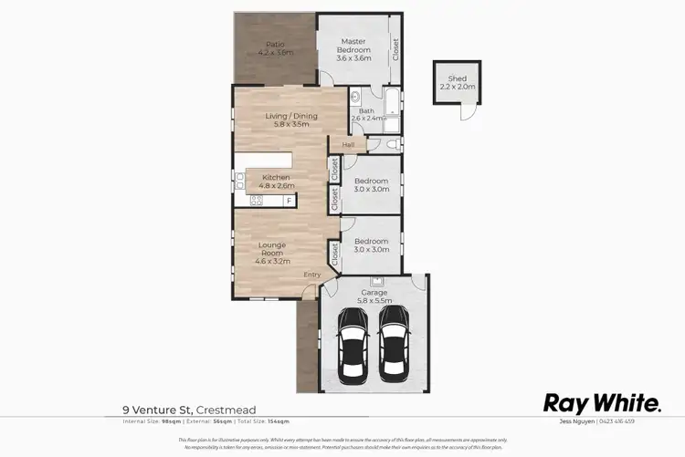 Floorplan of Homely house listing, 9 Venture Street, Crestmead QLD 4132