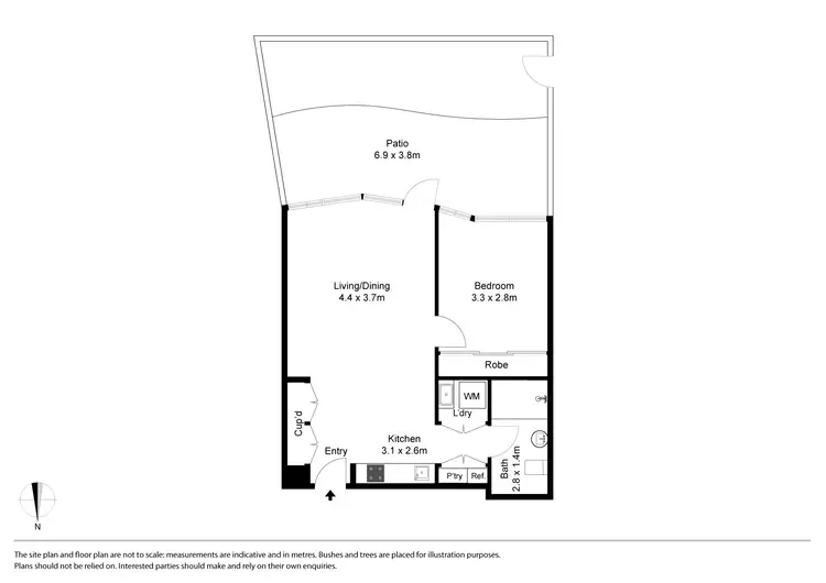 Floorplan of Homely apartment listing, 108/681 Chapel Street, South Yarra VIC 3141