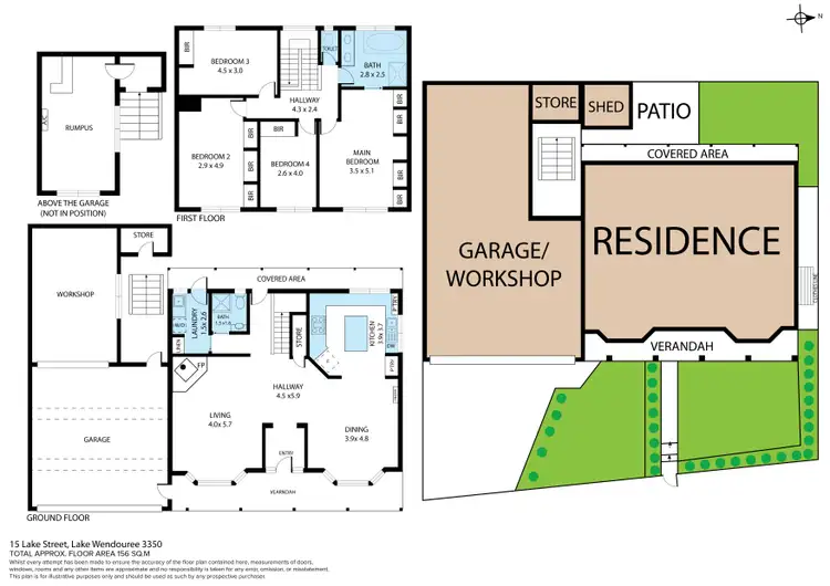 Floorplan of Homely house listing, 15 Lake Street, Lake Wendouree VIC 3350