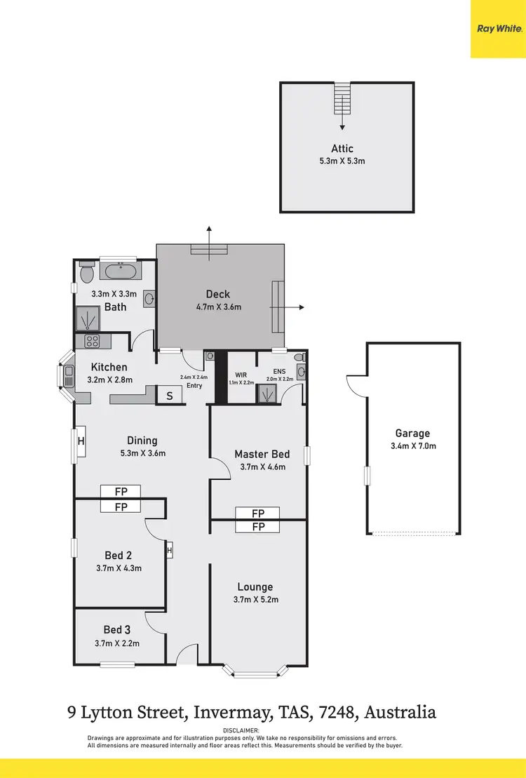 Floorplan of Homely house listing, 9 Lytton Street, Invermay TAS 7248