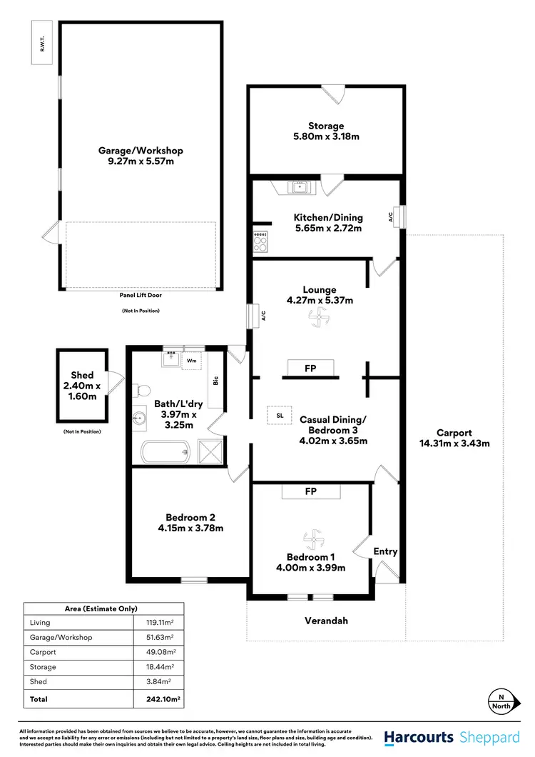 Floorplan of Homely house listing, 6 Chatham Road, Keswick SA 5035