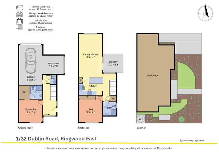 Floorplan of Homely unit listing, 1/32 Dublin Road, Ringwood East VIC 3135