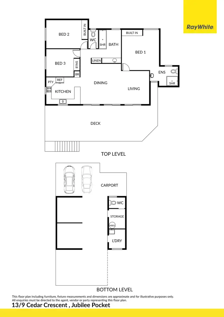 Floorplan of Homely house listing, 13/9 Cedar Crescent, Jubilee Pocket QLD 4802