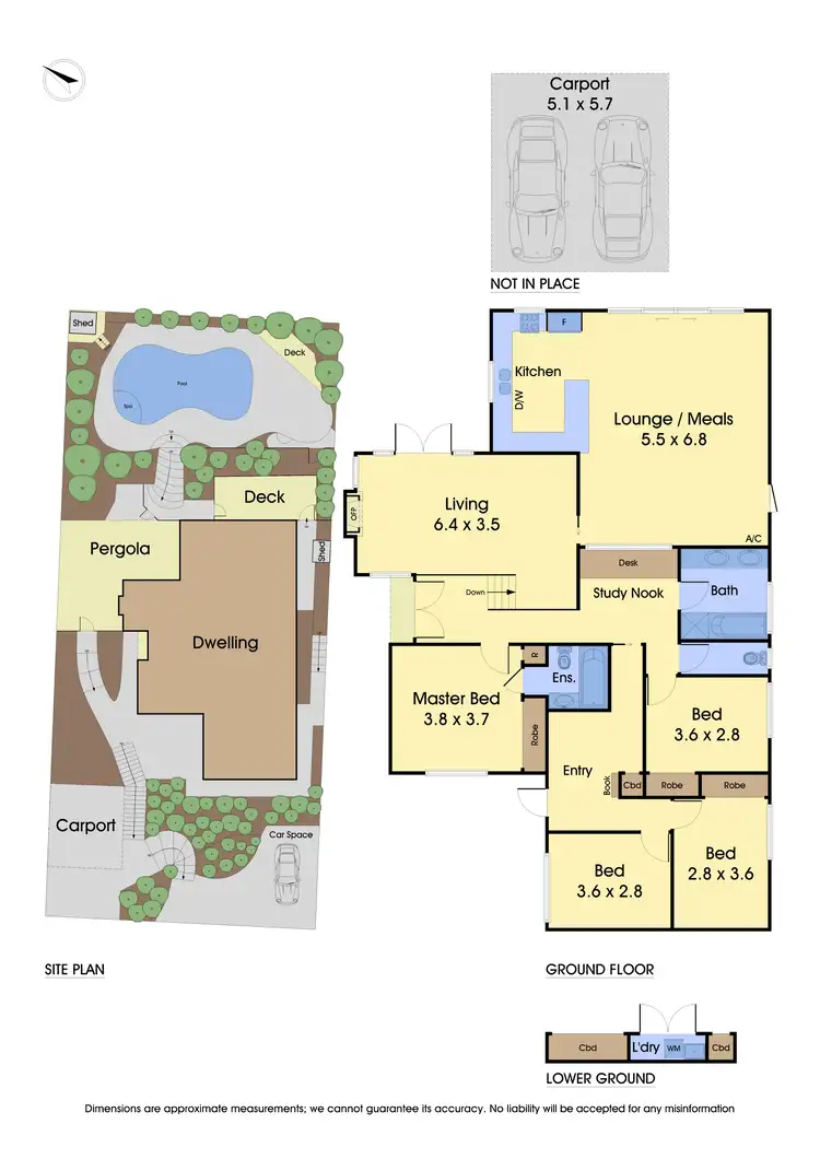 Floorplan of Homely house listing, 43 Teal Lane, Briar Hill VIC 3088