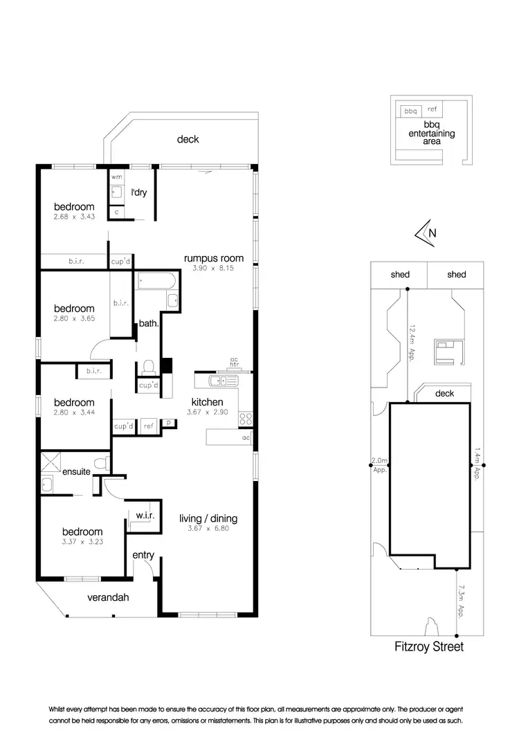 Floorplan of Homely house listing, 3 Fitzroy Street, Laverton VIC 3028