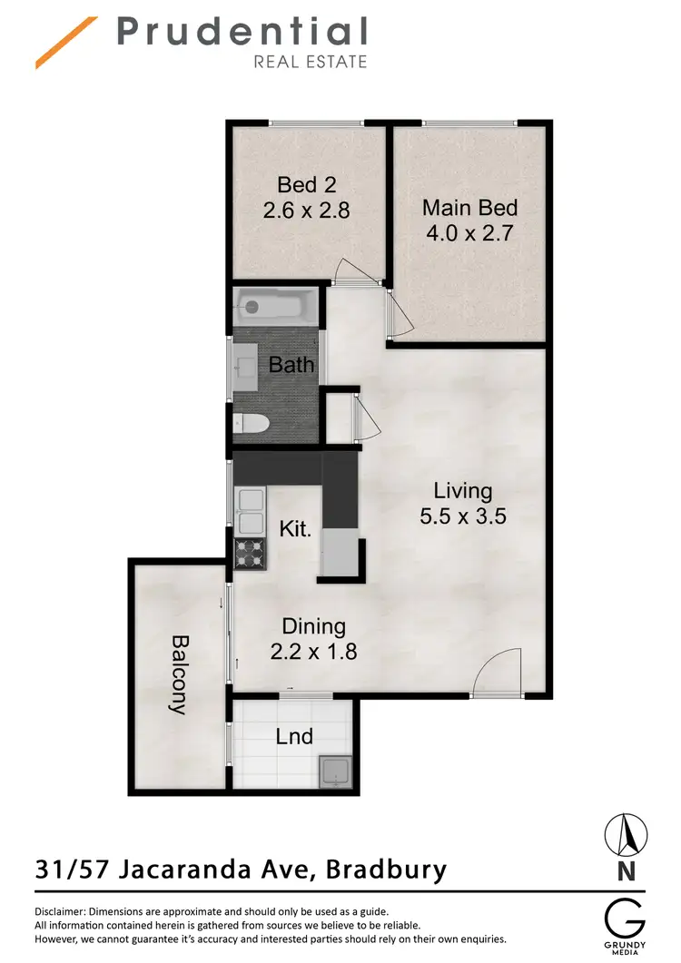 Floorplan of Homely other listing, 31/57 Jacaranda Avenue, Bradbury NSW 2560