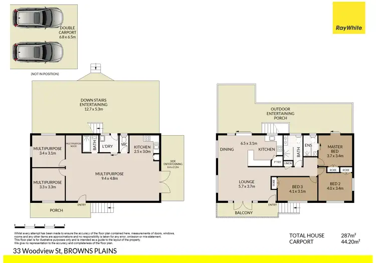 Floorplan of Homely house listing, 33 Woodview Street, Browns Plains QLD 4118
