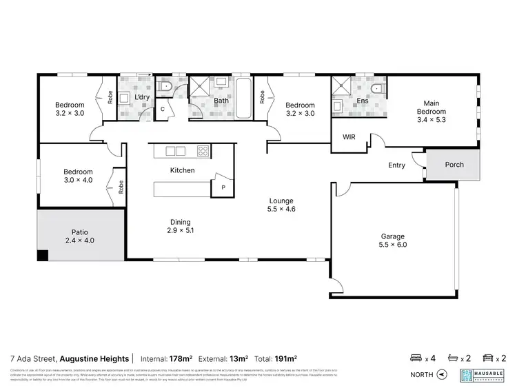 Floorplan of Homely house listing, 7 Ada Street, Augustine Heights QLD 4300