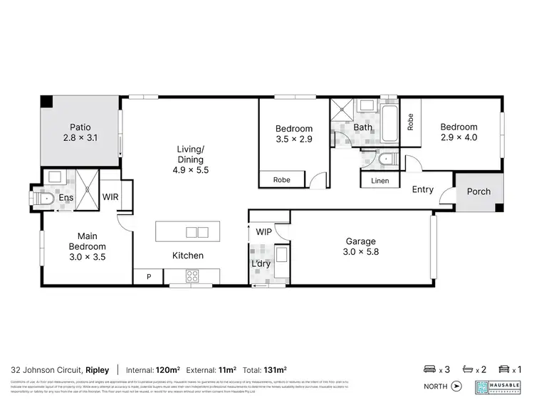 Floorplan of Homely house listing, 32 Johnson Circuit, Ripley QLD 4306