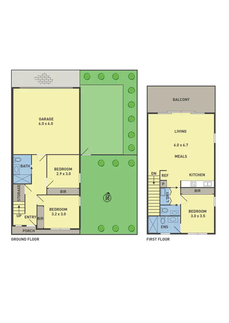 Floorplan of Homely townhouse listing, 2 Poble Walk, Avondale Heights VIC 3034