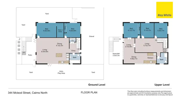 Floorplan of Homely house listing, 344 Mcleod Street, Cairns North QLD 4870